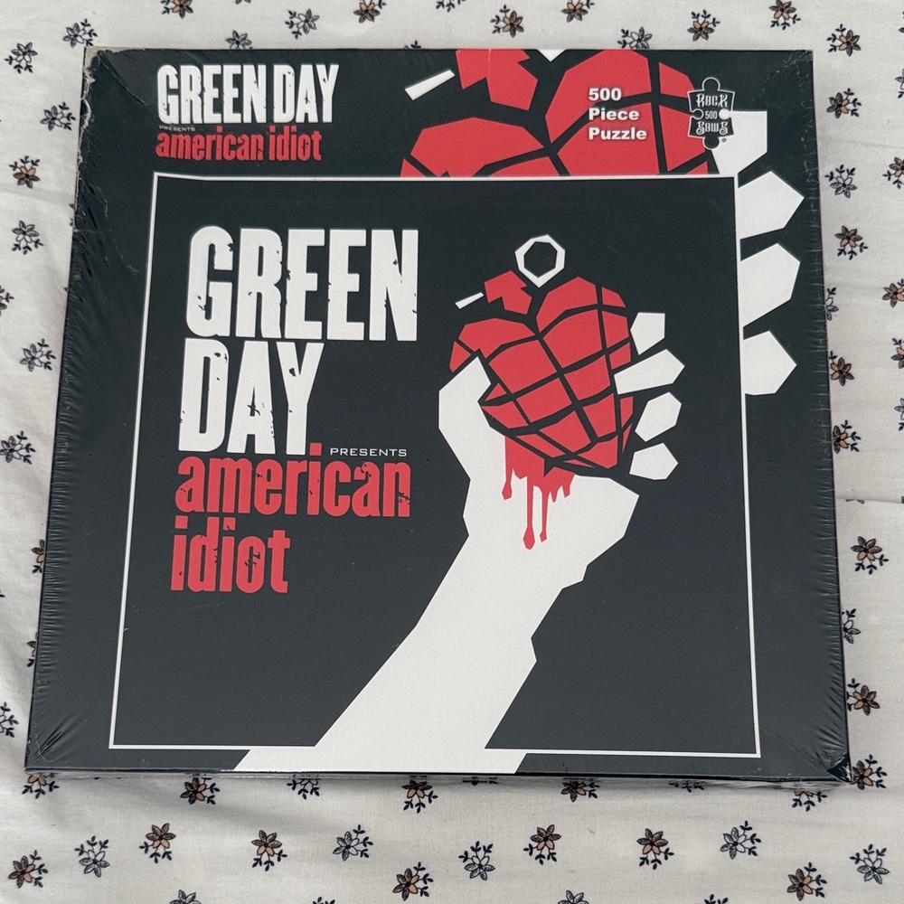 NEW Rock Saws Green Day Punk American Idiot 500 piece jigsaw puzzle